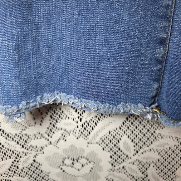 Free People Raw Hem Skinny/Straight Jeans 61502-16515125 sz 30 - Picture 5 of 13